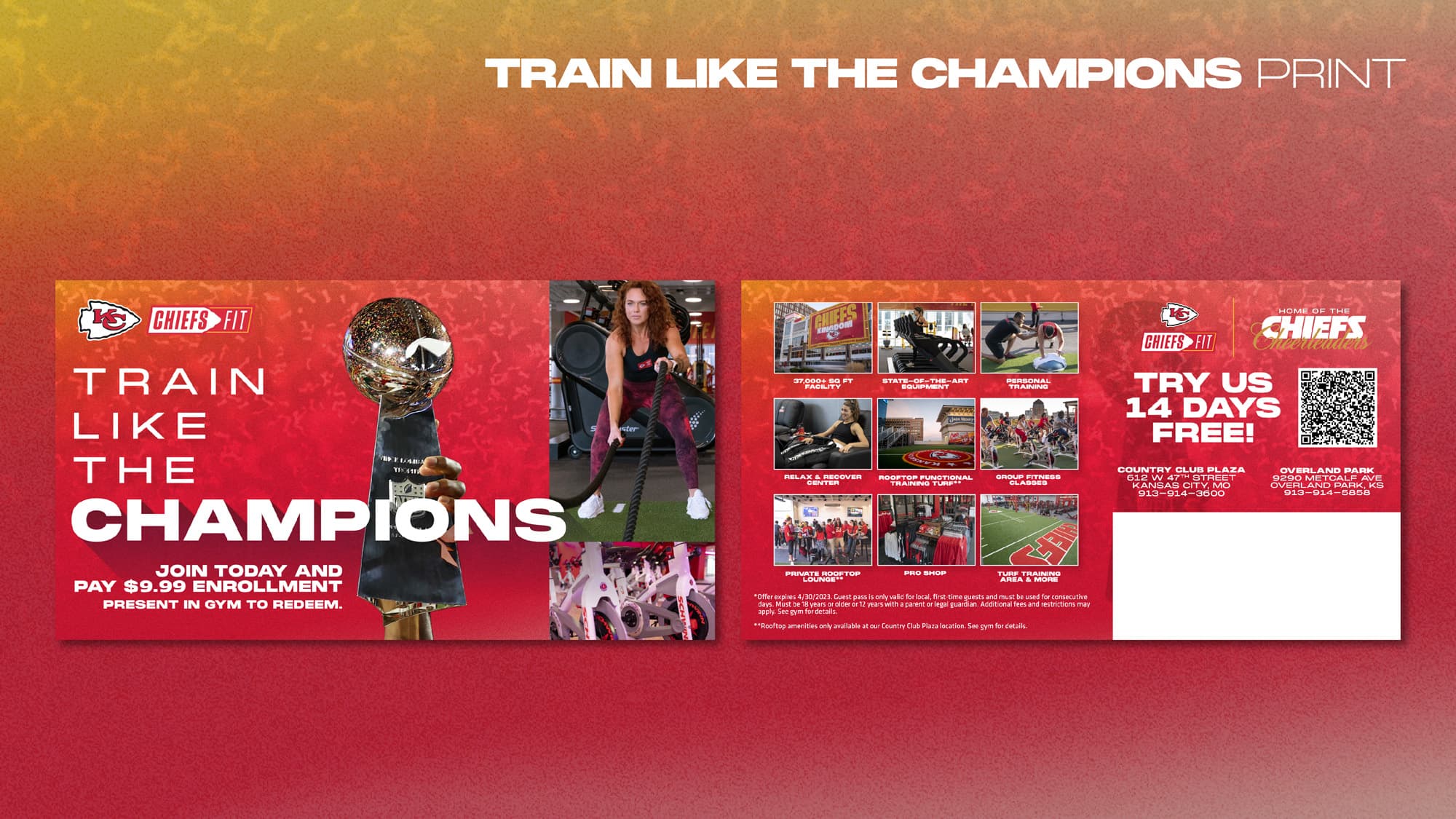 Chiefs Fit Champion Campaign Direct Mailer