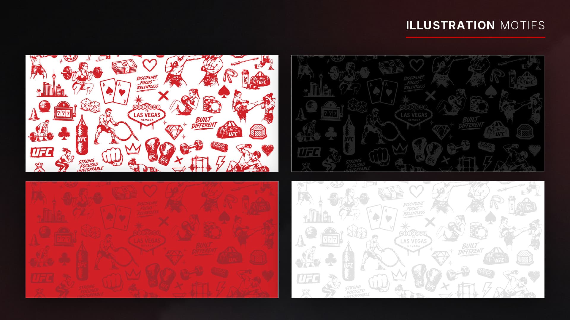 UFC GYM Convention 2027 illustration motifs